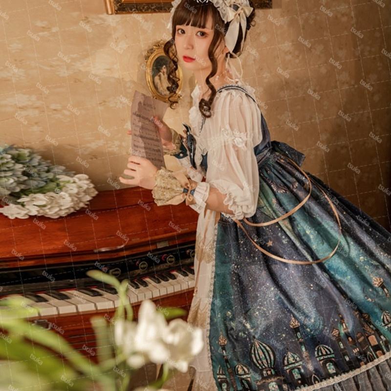 ワンピース ロリータ ゴスロリ ワンピース コスプレ アニメ 森ガール  