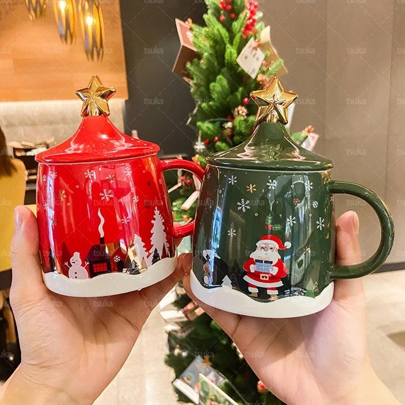 マグカップ 蓋付き クリスマス コップ サンタクロースティー マグカップ 蓋付き クリスマス コップ サンタクロースティー