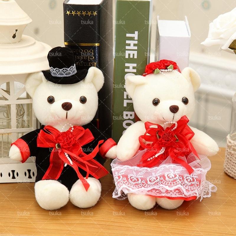 ぬいぐるみ 結婚式 ウェルカムドール 2点セット くま 人形