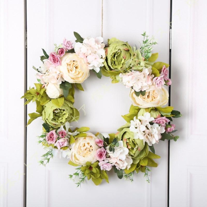 リース 結婚祝 壁掛け ウェルカム リース 花 玄関 ドア 屋外 プレゼント ギフト フラワーリース 壁掛け インテリア かわいい お花 壁掛け ウェルカム リース Xfl 8uk Wth035 塚本ストア 通販 Yahoo ショッピング