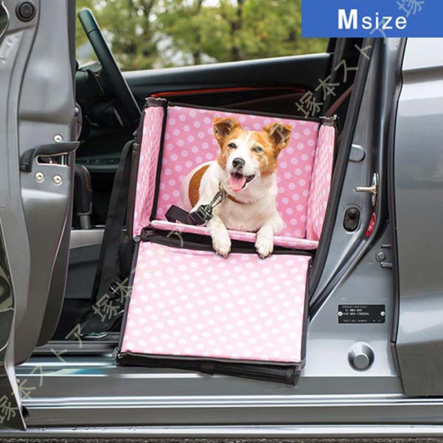 ペット 犬 ドライブボックス Lサイズ 49 x 67 x 34 cm キャリー ドライブベッド ベッド ドライブ カーベッド 車 車用 ペットキャリー 折りたたみ