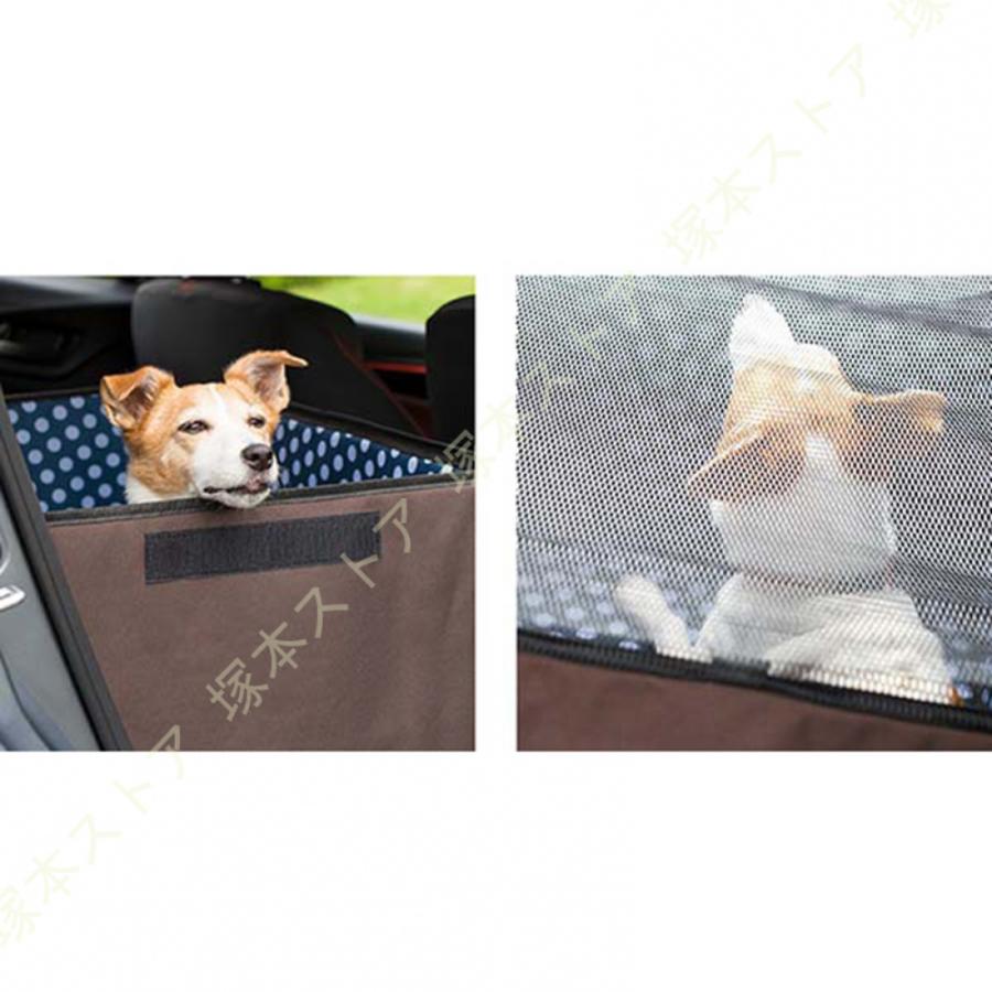 ペット 犬 ドライブボックス Lサイズ 49 x 67 x 34 cm キャリー ドライブベッド ベッド ドライブ カーベッド 車 車用 ペットキャリー 折りたたみ