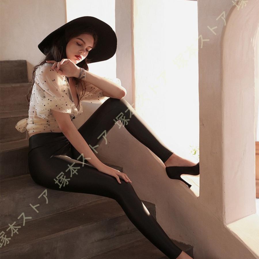 レザーパンツ レディース レギンス フェイクレザー ハイウエスト ストレッチ プッシュアップパンツ ストレッチ フルレングス 防寒 厚手 秋冬 スリムフィット