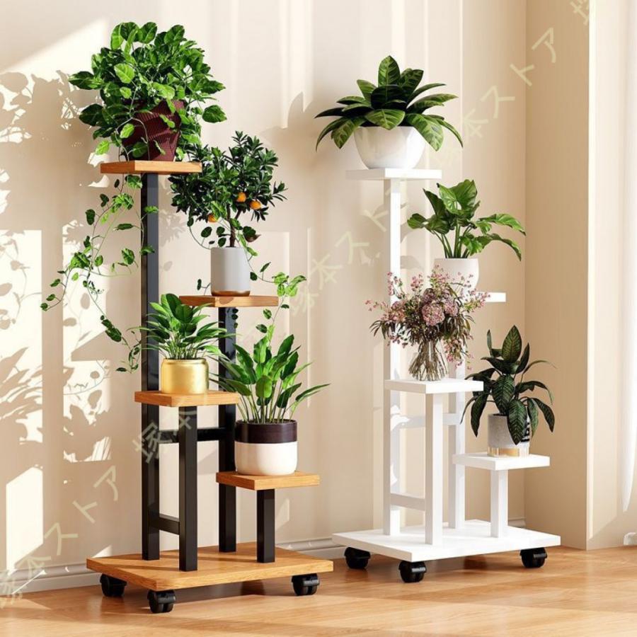 た*コ様 カリモク 木製　プランタースタンド　カート　フラワースタンド　キャスタ フラワースタンド お花屋さんカート 花台 スタンド プランタースタンド