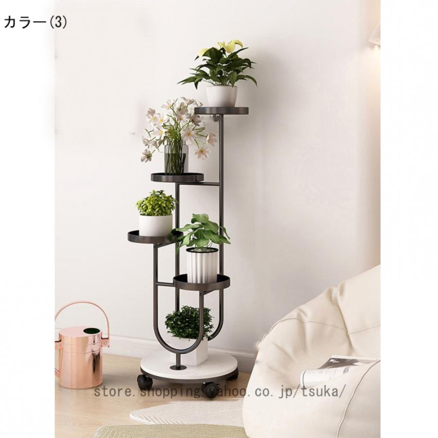 フラワースタンド 室内 プランタースタンド キャスター付き
