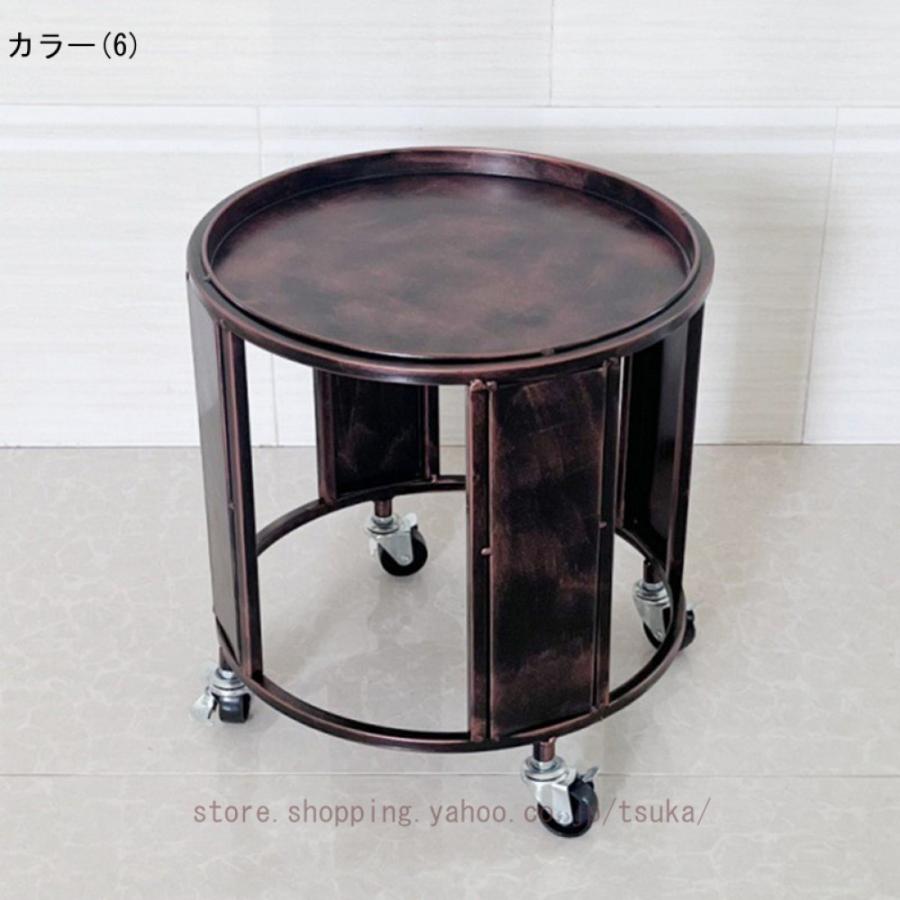 植物スタンド 植物棚 フラワーラック 径29cm 1個 フラワースタンド プランタースタンド 花台 アイアン 盆栽棚 観葉植物 加輪タイプと無輪タイプから選択可能の画像