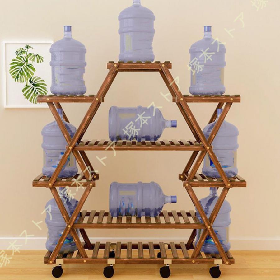 フラワースタンド プランタースタンド 園芸ラック 6段　植木鉢台ガーデン rivercityshop_hj010