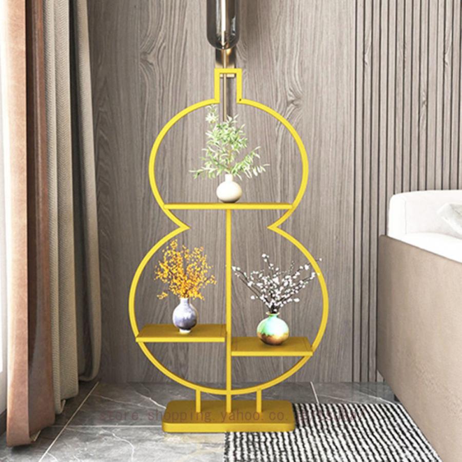 フラワースタンドフラワーラック 室内 屋外 ひょうたん形 金属 園芸ラック 玄関 ベランダ 大型 植物スタンド 花棚 植物棚飾り台 耐荷重 プランタースタンド_11