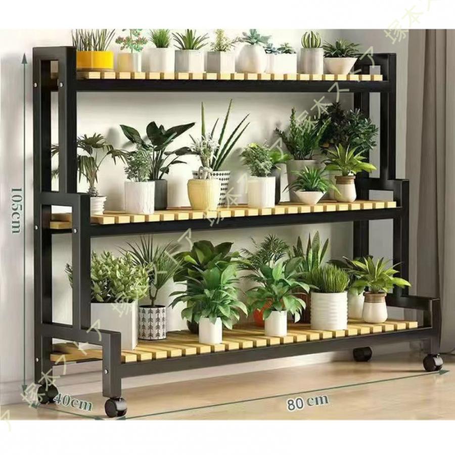 観葉植物ラックフラワースタンド 植木鉢スタンド 盆栽スタンド キャスター付き 花置きスタンド 多機能 フラワースタンド 園芸ラック フラワースタ ンド_13