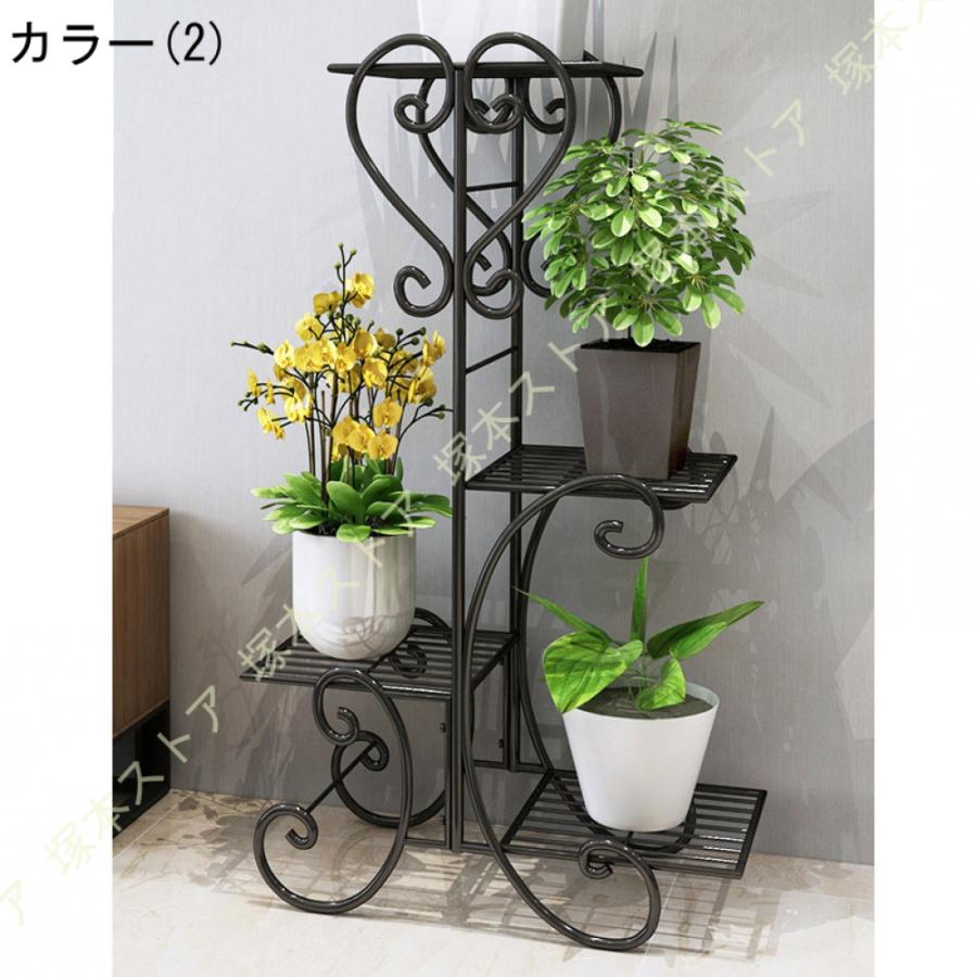 フラワースタンド プランタースタンド 園芸ラック アイアン 植木鉢 ブラック 楽天市場】【最大500円クーポン】 プランタースタンド スタンド