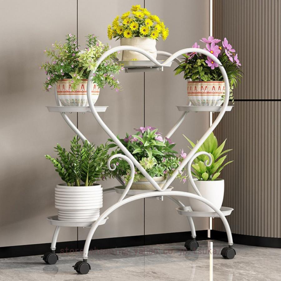 室内 屋外 おしゃれ 花台 ガーデンラックフラワースタンド プランター