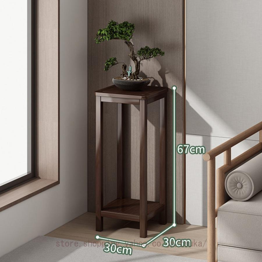 古い フラワースタンド 竹筒 木製枠 花器 花瓶 花台 植木鉢置き フラワースタンド 竹製 花瓶台 おしゃれ 観葉植物