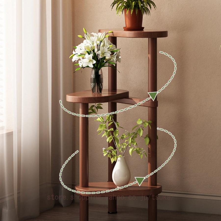 フラワースタンド 屋外 フラワーラック 花棚 植物棚 盆栽棚 スリム