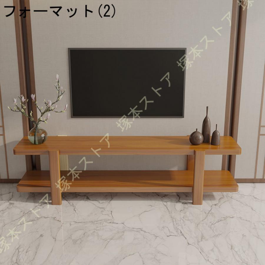 木製 ワイドラック ２段 [幅100cm]ダークブラウンアジアン 北欧 家具 ラック シェルフ 木製 ウッド 収納 チェスト 棚 本棚 CD 雑貨 レトロ 花台 ディスプレイ 木製