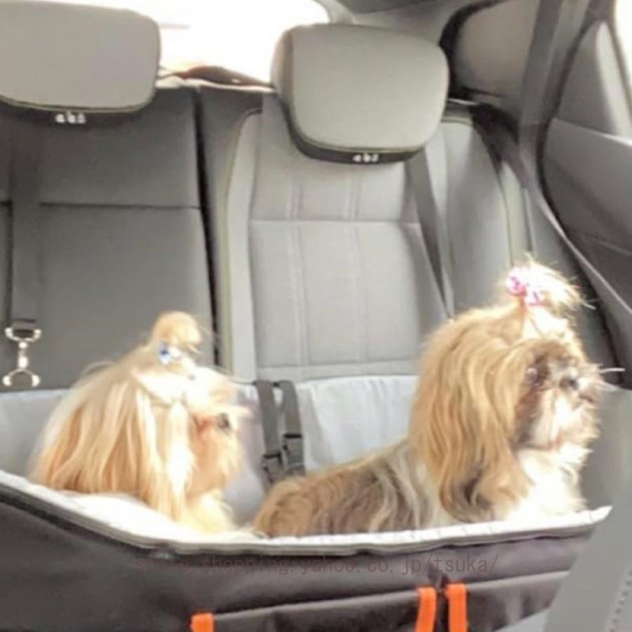 ドライビングクッション 犬用 ドライブボックス 車 ペット用 車内 猫用 ユニセックス 助手席 後部座席に取付可能なペット用ドライブボックス 犬 ドライブ_12