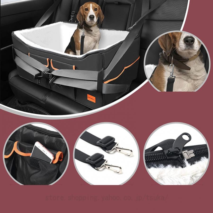 ドライビングクッション 犬用 ドライブボックス 車 ペット用 車内 猫用 ユニセックス 助手席 後部座席に取付可能なペット用ドライブボックス 犬 ドライブ_10