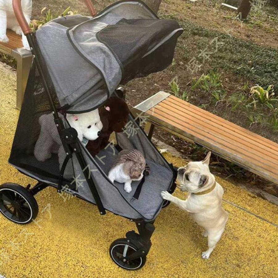 ペットカート 大型犬対用 耐荷重 55kg 中型犬 大型犬 多頭用 ドッグ