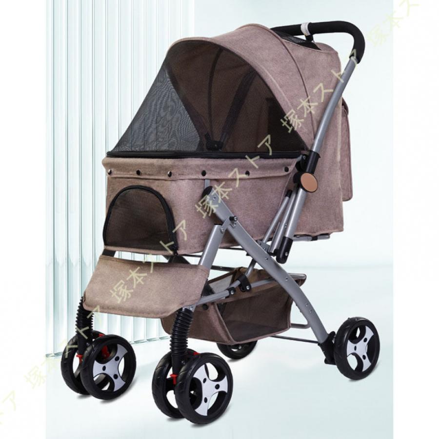 ペットカート 対面式 折りたたみ 多頭 中型犬 小型犬 猫 2way ペットカート 対面式 折りたたみ 多頭 中型犬 小型犬 猫 2way
