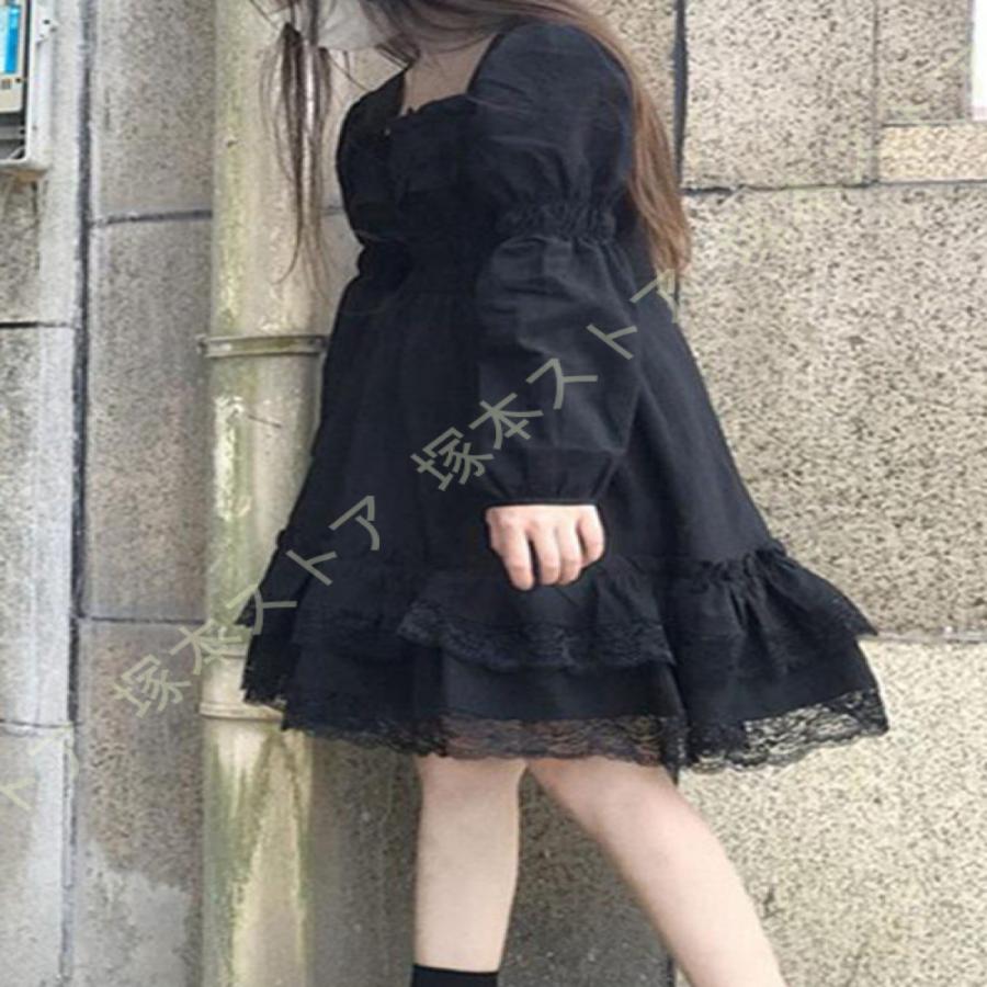 ロリータ レディース ブラウス 夏 姫袖 透け ラグジュアリー フリル