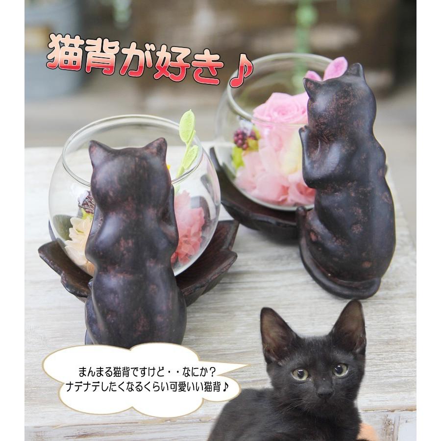 プリザーブドフラワー 猫 誕生日 お祝い プレゼント ギフト ねこ日和