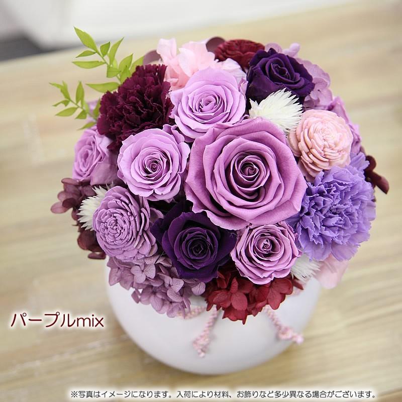 プリザーブドフラワー ケース入り プレゼント ギフト 花のボリューム