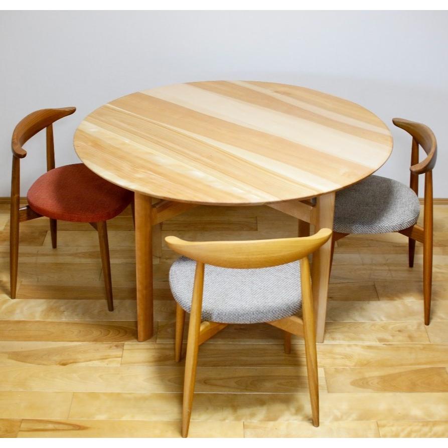 円形　木製　ダイニングテーブル　高級品　フランス製 塚本木工所 TT-Rene ルネ 1000 1200 1400 ダイニング テーブル 丸 円形