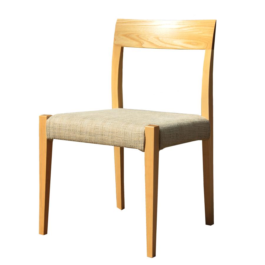 塚本木工所　Combi Chair　ダイニングチェア　イス　椅子　木製　アームなし　肘なし　サイドチェア　カバーリング　アッシュ　無垢　国産　おしゃれ |  | 01