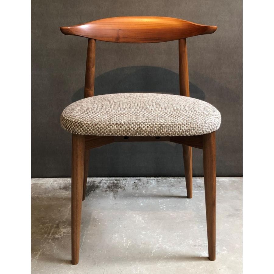 塚本木工所 No.3 ダイニングチェア イス いす 椅子 木製 アーム 肘付き