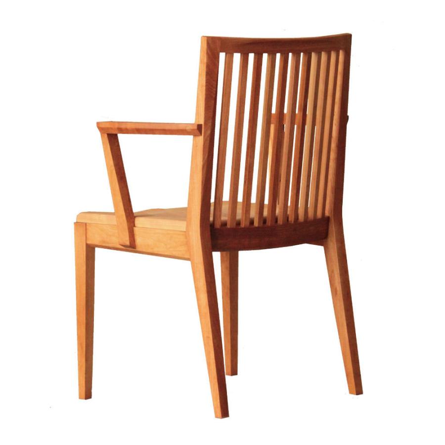 塚本木工所 TCW-2031 AC ダイニングチェア イス いす 椅子 木製 アーム