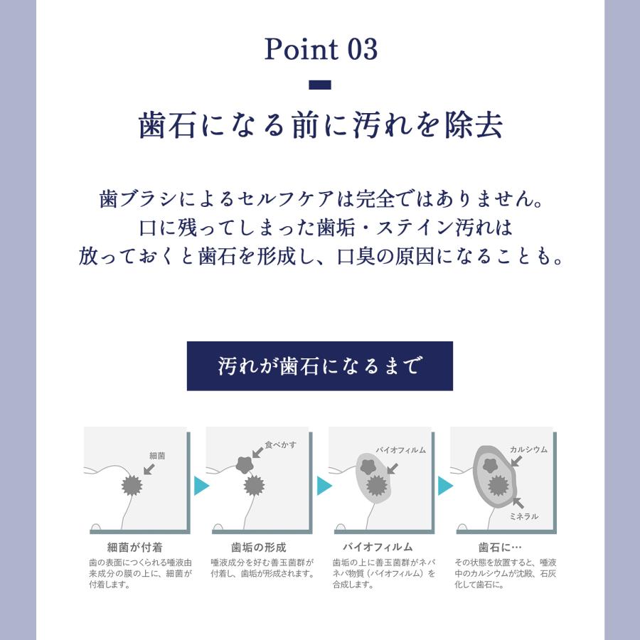 ホワイトニング 電動歯ブラシ 携帯歯ブラシ 歯ブラシ 口臭予防 口臭対策 ステイン除去 歯 スターターセット AiMY エイミー クリスタルブラン AIM-OC02S | AiMY | 07