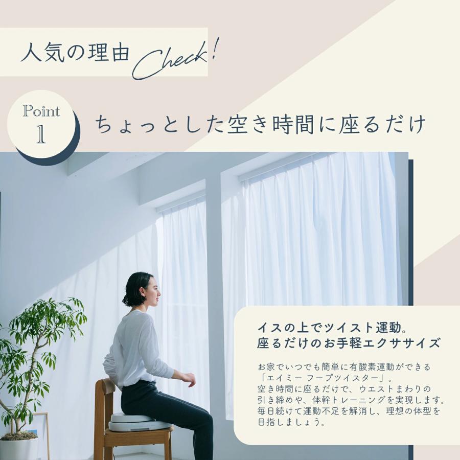 【みっちー】エイミー フープツイスター AIM-FN077 ツイスト運動 AiMY HOOP TWISTER エイミー フープツイスター