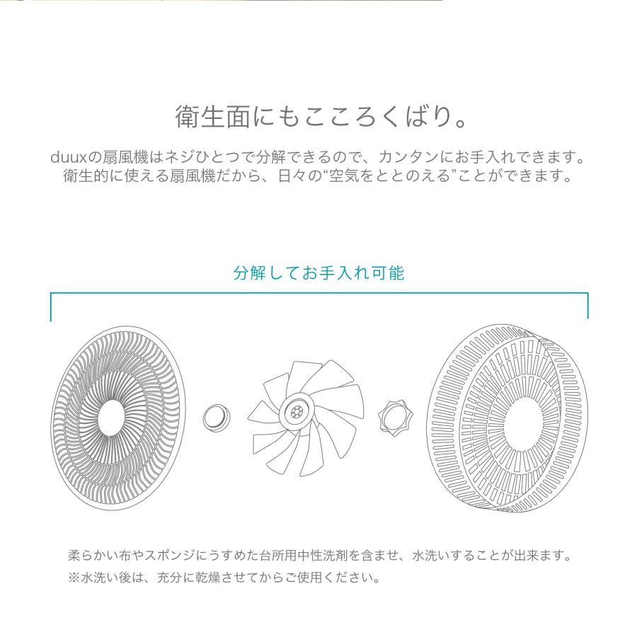 Duux DXCF31JP リビングファン 23年製 中古品 ※日焼けあり（黄色くなっ 
