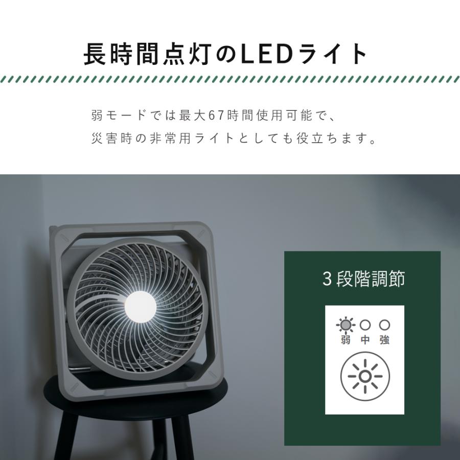 AiMY（エイミー） コードレス扇風機 ソーラーファン コードレス 扇風機