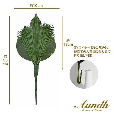 【個人様購入可能】 (郵送) 水換え不要 枯れない 榊 プリザーブド 荒神松 SS（1束） [KJM-005SS] A＆K 送料無料 ...