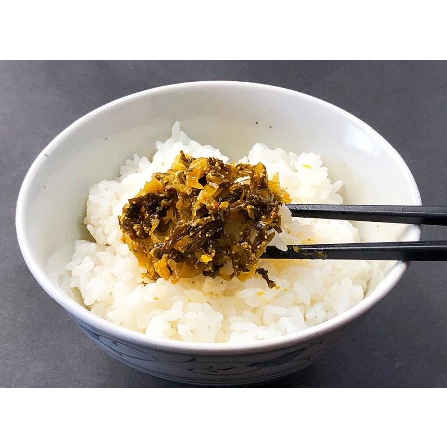 送料無料！イヌイの福岡県産辛子高菜「漬物語り」明太3袋セット 300g×3袋セット |  | 02