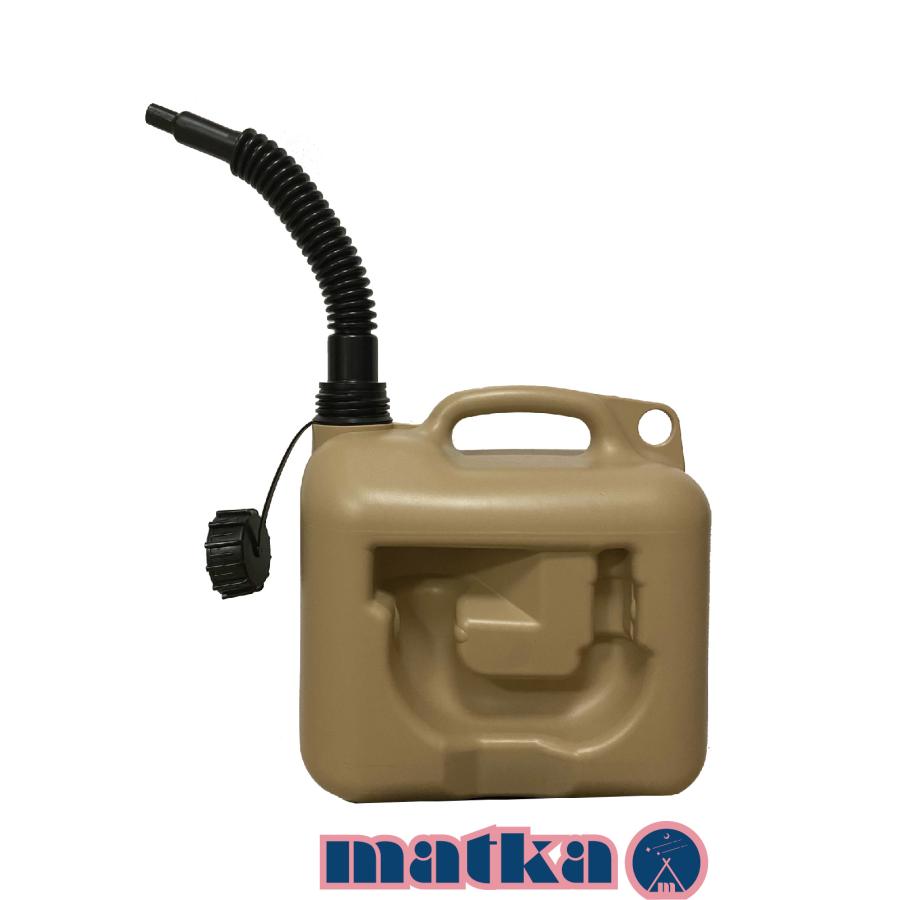 matka(マトカ)『ノズル付ポリタンク6L』PL保険加入商品 ベージュ : 月