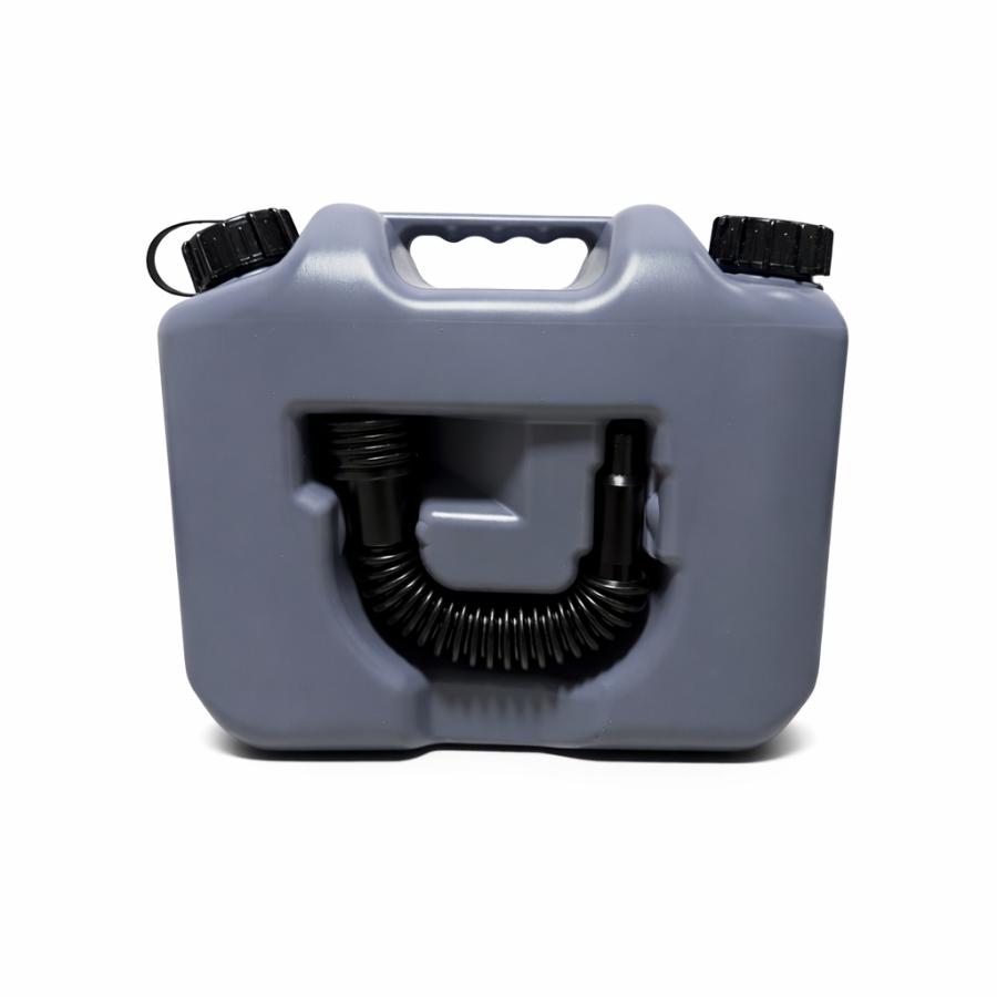 グレー matka(マトカ) 『ノズル付きポリタンク10L』 PL保険加入商品