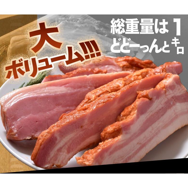肉 ベーコン 豚肉 訳あり 厚切りベーコン 1kg 厚切り 切り落とし 朝食 冷凍 送料無料 1z イエノミドットコム 通販 Yahoo ショッピング