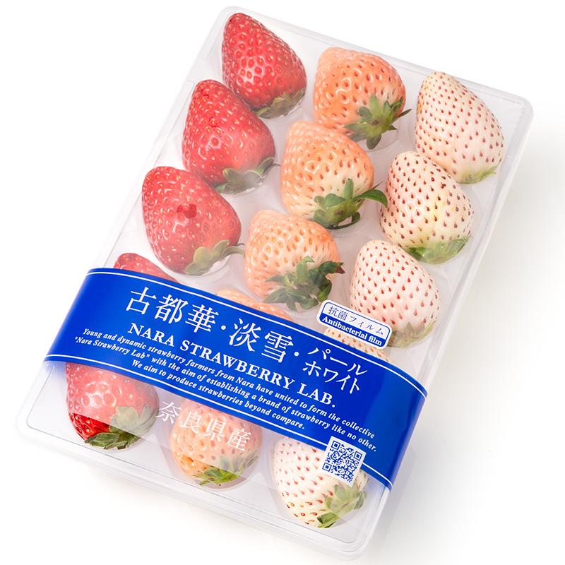 いちご3種食べ比べセット 250g×4パック 合計1kg 1箱 2パック 古都華