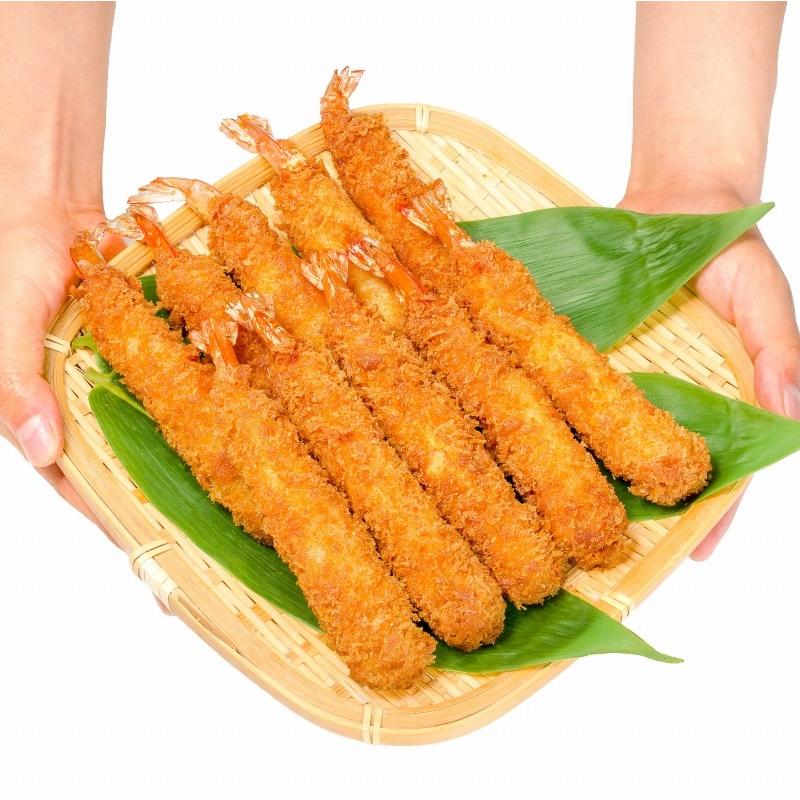 エビフライ ジャンボエビフライ 海老フライ 特大 業務用 冷凍 えびフライ 業務用10尾 2パック 合計1kg えび エビ 海老 Jumbo Ebifly p うに カニ まぐろなら築地の王様 通販 Yahoo ショッピング