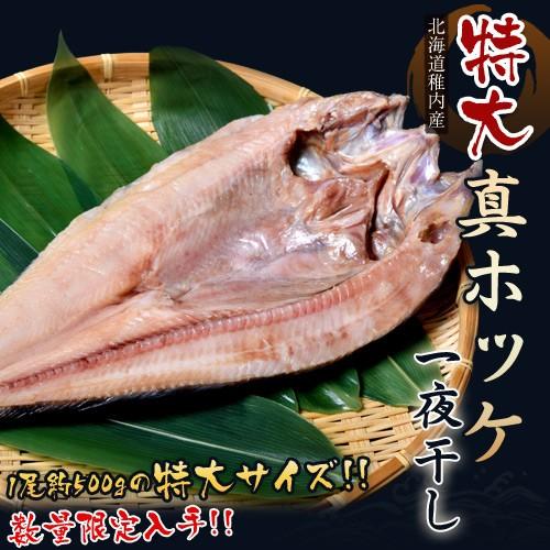 ホッケ 干物 北海道稚内産 特大真ホッケ 開き 1枚 約500g 冷凍 1q076 豊洲からの直送便 ヤフー店 通販 Yahoo ショッピング