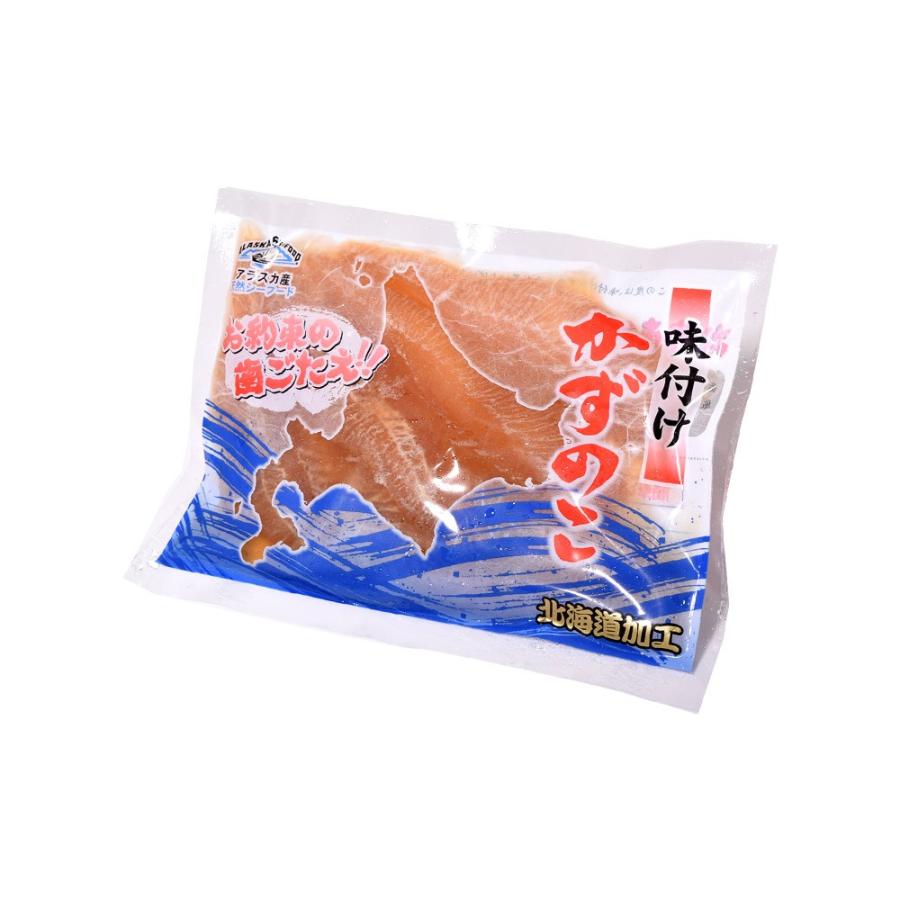 ≪パリパリ食感！≫北海道加工 味付け数の子 醤油味 200g×1袋 アメリカアラスカ産（ブリストル湾） かずのこ カズノコ 鯑 おせち 年末 冷凍｜tsukijiichiba｜09