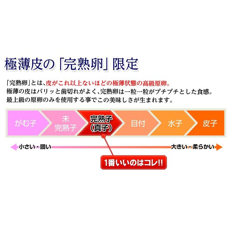 明太子 辛子明太子 めんたいこ 福岡加工 無着色 特大 辛子明太子 約300g(3本)×3箱 冷凍 送料無料｜tsukijiichiba｜06