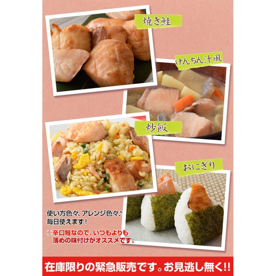 ≪送料無料≫北海道産　辛口秋鮭のゴロゴロカット　たっぷり1kg　※冷凍　sea ☆｜tsukijiichiba｜05