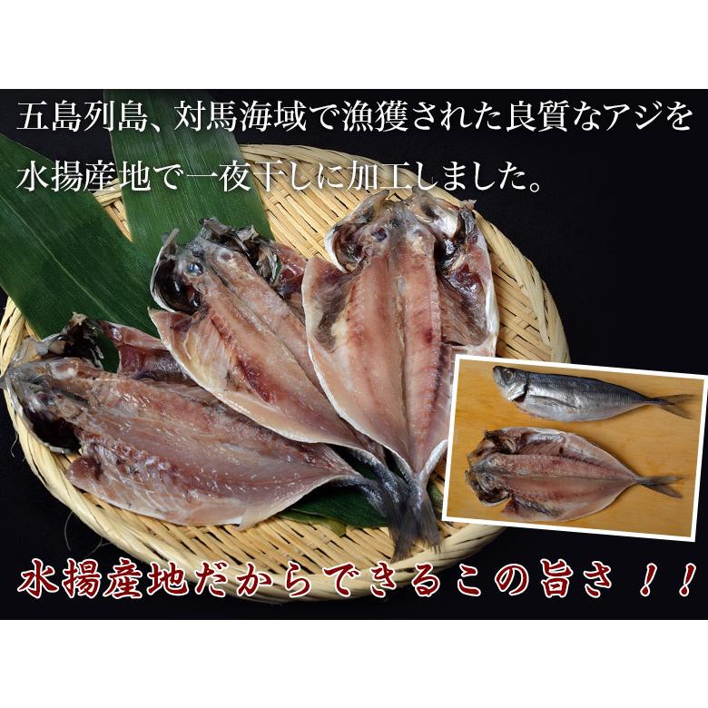 旬アジ（ときあじ） 一夜干し』長崎県産 80g×3尾×5袋 ※冷凍 送料無料