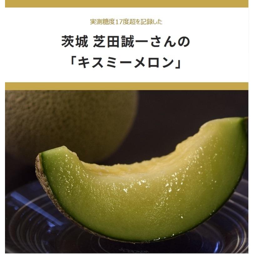 メロン Melon 茨城県産 芝田誠一さんのキスミーメロン 産地箱 約5kg 3 4玉 常温 送料無料 3i 豊洲からの直送便 ヤフー店 通販 Yahoo ショッピング