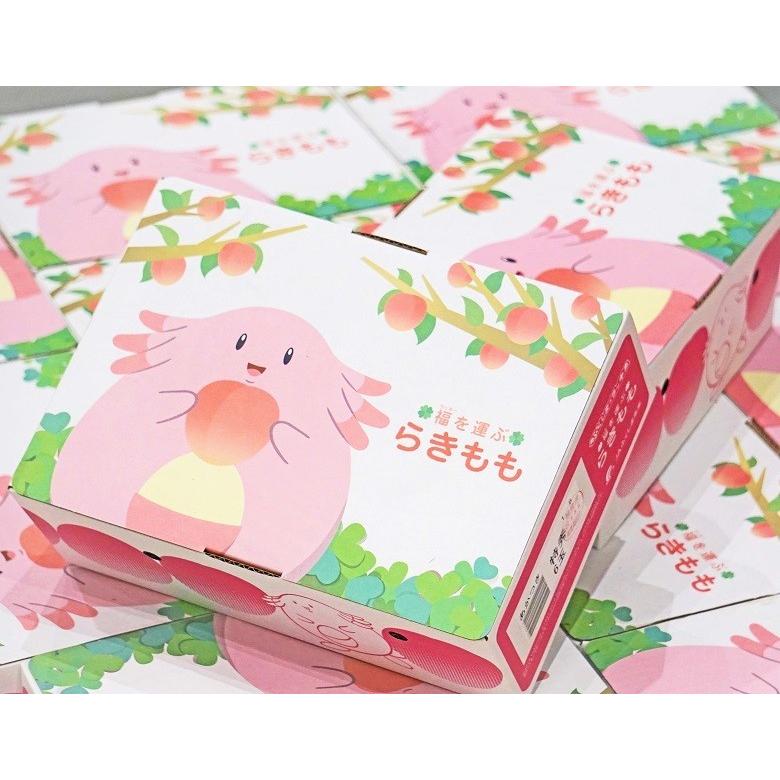 希少品種!! 「マイハート」 特秀 11房5キロ JAふくしま未来 らきもも 福島県産 桃 特秀品 風袋込 約1.6kg（5〜8玉）※常温 JA