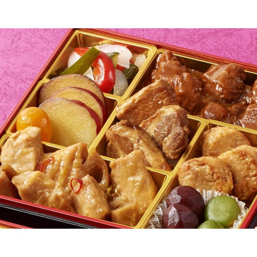 国産原料にこだわる生おせち 和洋中の3段重 「結(ゆい)」 6.5寸×3段 全29品 3〜4人前 ※冷蔵・送料無料 ゆい