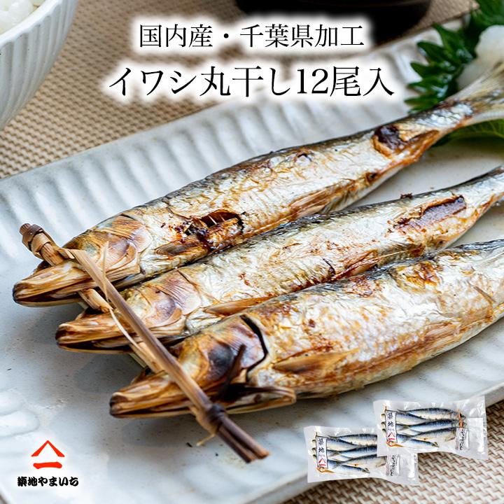 いわし丸干し6尾入り×2パックセット 愛知県産 送料無料 2個で1,000円