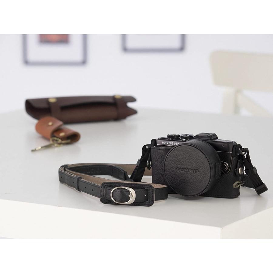 OLYMPUS 14-42mm EZレンズ用 本革レンズジャケット ブラック LC-60.5GL BLK  :20210214011833-01380:つきのわ堂 - 通販 - Yahoo!ショッピング